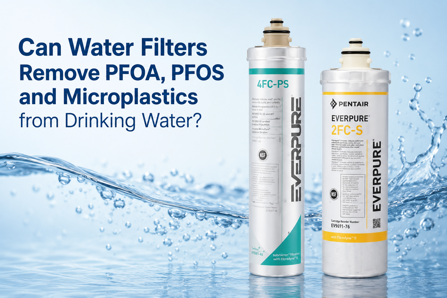 Can Water Filters Remove PFOA, PFOS and Microplastics from Drinking Water?